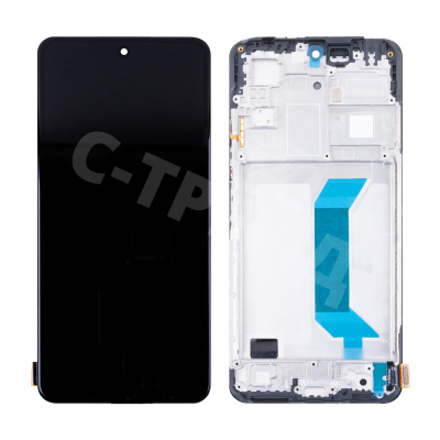 Дисплей для Xiaomi Poco X5 5G/Redmi Note 12 5G (22111317PG/22111317I) модуль с рамкой Черный - (In-Cell)