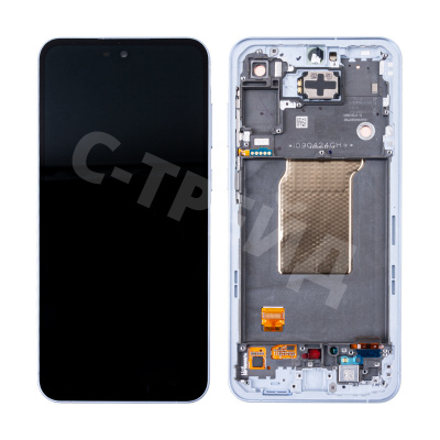 Дисплей для Samsung Galaxy A55 5G (A556E) модуль с рамкой Голубой - OR (SP)