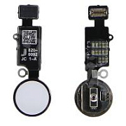 Шлейф для iPhone 7/7 Plus/8/8 Plus/SE (2020)/SE (2022) на кнопку HOME в сборе Розовое Золото - Премиум