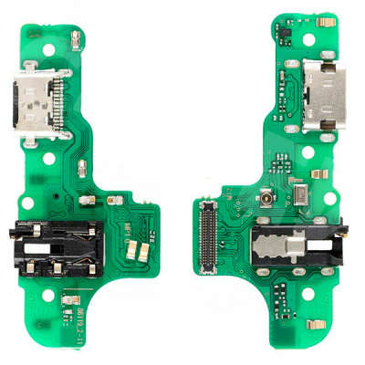 Шлейф для Samsung Galaxy A20s (A207F) плата системный разъем/разъем гарнитуры/микрофон