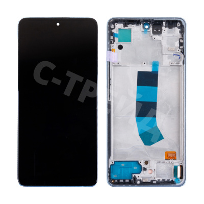 Дисплей для Xiaomi Redmi Note 13 4G (23129RAA4G/23124RA7EO/23129RA5FL) модуль с рамкой Синий - (OLED)