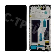 Дисплей для Xiaomi Redmi Note 10 Pro 4G (M2101K6G) модуль с рамкой Черный - (In-Cell) - Премиум
