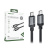 Кабель Type-C - Type-C Acefast C20-03 (3A, 60W, PD, оплетка нейлон, 1.2 м) Черный