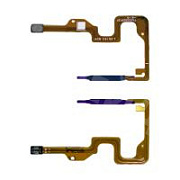 Шлейф для Huawei Honor X7a/X7a Plus (RKY-LX1) сканер отпечатка пальцев Черный