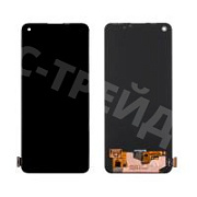 Дисплей для OPPO A74 4G (CPH2219) в сборе с тачскрином Черный - (OLED)