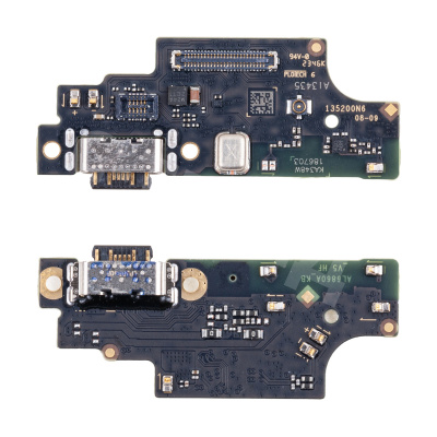 Шлейф для Xiaomi Redmi Note 13 Pro 4G/14S (23117RA68G/2502FRA65G) плата на системный разъем/микрофон - Премиум