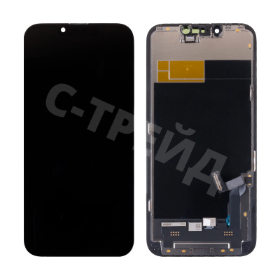 Дисплей для iPhone 13 (A2635) в сборе с тачскрином Черный - (In-Cell, Full HD) (с верификацией = с привязкой без ошибки)