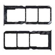 Держатель SIM для Realme C21Y/C25Y (RMX3263/RMX3262/RMX3261/RMX3269/RMX3265/RMX3268) Черный