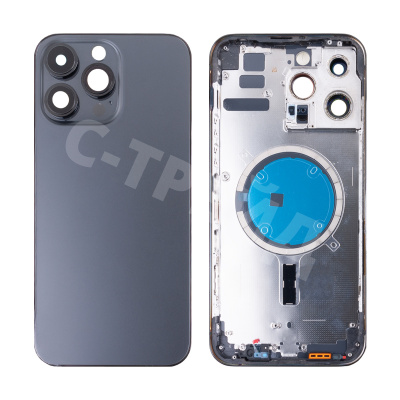 Корпус для iPhone 14 Pro Max (A2895) (1 Sim) Черный - Премиум