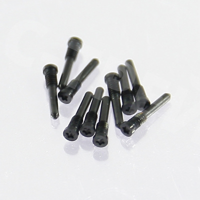 Винты для iPhone X/Xs/Xs Max/11/11 Pro/11 Pro Max/12/12 mini/12 Pro/12 Pro Max/13/13 mini/13 Pro/13 Pro Max/14/14 Pro/14 Plus/14 Pro Max/15/15 Pro/15 Plus/15 Pro Max/16/16e/16 Pro/16 Pro Max внешний (10 шт.) Черный