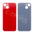 Задняя крышка для iPhone 13 (A2635) Красный (стекло, монолит, широкий вырез под камеру, логотип) - Премиум