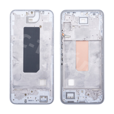 Рамка дисплея для Samsung Galaxy A34 5G (A346B) Серебро (возможен дефект ЛКП)