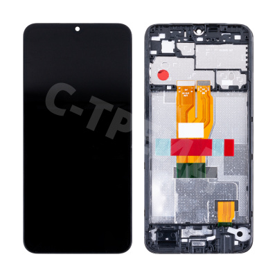 Дисплей для Realme C30/Narzo 50i Prime (RMX3581/RMX3623/RMX3506) модуль с рамкой Черный - OR