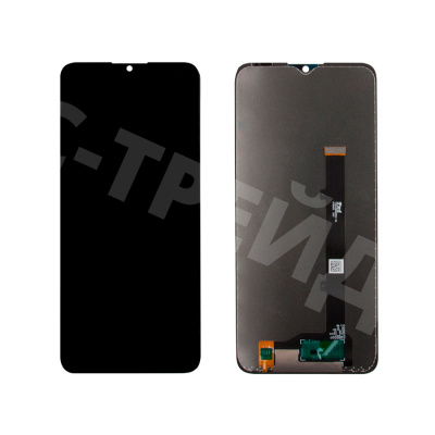 Дисплей для ZTE Blade A71/A51 в сборе с тачскрином Черный - Оптима