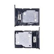 Держатель SIM для Xiaomi Redmi Note 12 Pro 4G (2209116AG) Черный