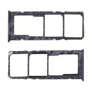 Держатель SIM для Realme C55 (RMX3710) Черный