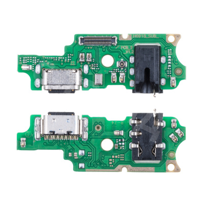 Шлейф для Tecno Pova 3 (LF7n) плата на системный разъем/разъем гарнитуры/микрофон