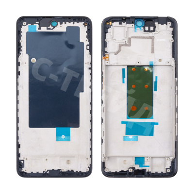 Рамка дисплея для Xiaomi Poco X4 GT (22041216G) Черный (возможен дефект ЛКП)