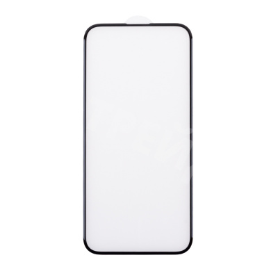 Защитное стекло "Оптима" для iPhone 14 Pro Max Черный (Закалённое, полное покрытие)