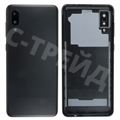 Задняя крышка для Samsung Galaxy A02 (A022G) Черный