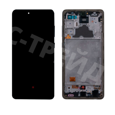 Дисплей для Samsung Galaxy A72 (A725F) модуль с рамкой Черный - OR (SP)