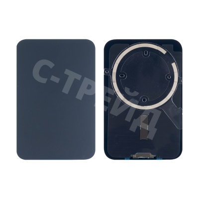 Задняя крышка для iPhone 17 Pro (A3523) Синий (стекло, монолит, MagSafe, логотип) - Премиум