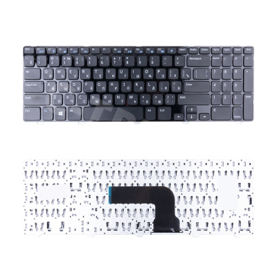 Клавиатура для ноутбука Dell Inspiron 15-3521 (с рамкой) Черный