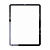 Стекло для переклейки iPad Air 5 10.9" 2022 (A2588/A2589/A2591) в сборе с OCA пленкой Черный - OR (Mitsubishi)