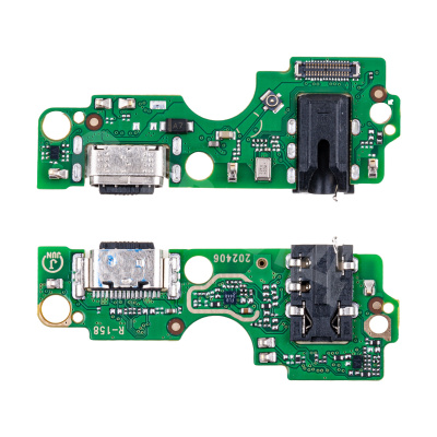 Шлейф для Itel P55 4G/P55+ (A666LN/P663LN) плата на системный разъем/разъем гарнитуры/микрофон