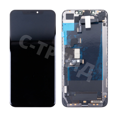 Дисплей для iPhone Xs Max (A1921/A2101) в сборе с тачскрином Черный - OR100 (Снятый, без ремонта)