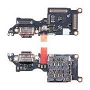 Шлейф для OPPO Reno 13 F 4G (CPH2701) плата системный разъем/разъем SIM/микрофон - Премиум