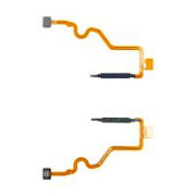 Шлейф для Tecno Spark 10C (KI5m) сканер отпечатка пальцев Черный