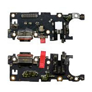 Шлейф для OPPO A6x 4G (CPH2819) плата на системный разъем/микрофон - Премиум