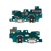 Шлейф для Samsung Galaxy A30s (A307F) плата системный разъем/разъем гарнитуры/микрофон - Премиум