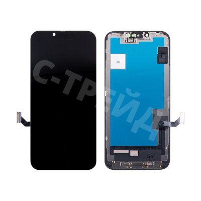 Дисплей для iPhone 14 (A2883) в сборе с тачскрином Черный GX