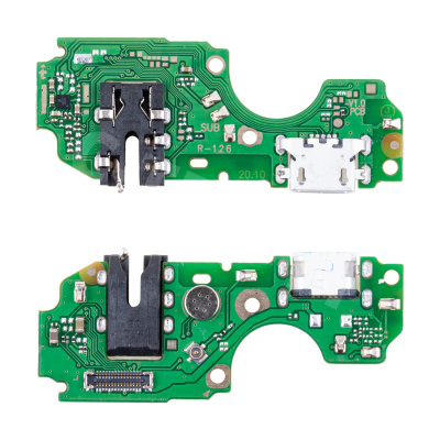 Шлейф для Infinix Smart 7 HD (X6516) плата на системный разъем/разъем гарнитуры/микрофон