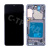 Дисплей для Samsung Galaxy S21 (G991B) модуль с рамкой Серый - (OLED) (Full Size)