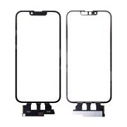 Стекло для переклейки iPhone 13 (A2635) с OCA пленкой + тачскрин + рамка Черный - OR (Mitsubishi)