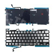 Подсветка клавиатуры для ноутбука MacBook Pro 13" A2251 (2020, прямой Enter RU) Черный