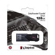 USB-флеш (USB 3.2) 128GB Kingston DataTraveler Exodia Onyx Черный