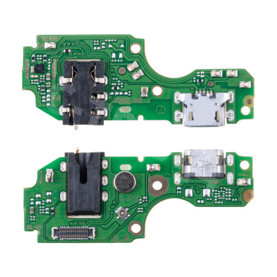 Шлейф для Tecno POP 6 Pro (BE8) плата на системный разъем/разъем гарнитуры/микрофон