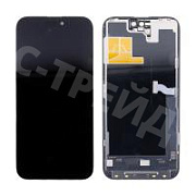 Дисплей для iPhone 14 Pro Max (A2895) в сборе с тачскрином Черный - (Hard OLED) (площадка под IC)