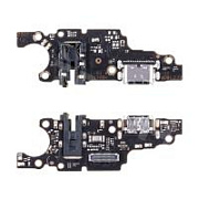 Шлейф для Huawei Honor X7a/X7a Plus (5109AMLS/RKY-LX1) плата на системный разъем/разъем гарнитуры/микрофон