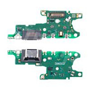 Шлейф для Huawei Honor X8a 4G/90 Lite (CRT-LX1/CRT-NX1) плата на системный разъем/микрофон - Премиум