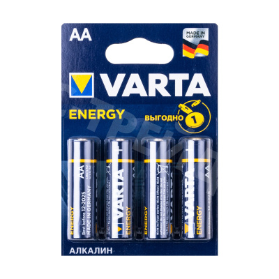 Батарейка AA LR6 Varta ENERGY 1.5V (4 шт. в блистере)