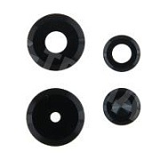 Стекло камеры для Infinix Note 30i (X6716) (комплект 4 шт.) Черный