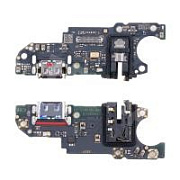 Шлейф для Huawei Honor X6/X8 5G (VNE-LX1/VNE-N41) плата на системный разъем/разъем гарнитуры/микрофон - Премиум