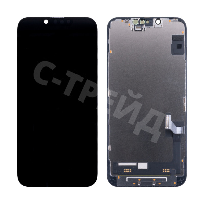Дисплей для iPhone 14 (A2883) в сборе с тачскрином Черный - OR