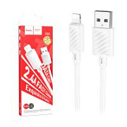 Кабель USB - Lightning Hoco X88 (2.4А) Белый