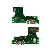 Шлейф для Huawei Y6 2019/Y6 Prime 2019/Y6s/Honor 8A/8A Pro (JAT-L41/JAT-LX1/MRD-LX1F) плата на системный разъем - Премиум